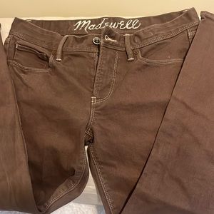 Madewell cropped jeans